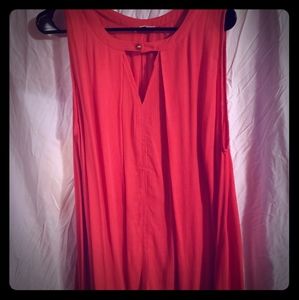 Womans Coral Dress